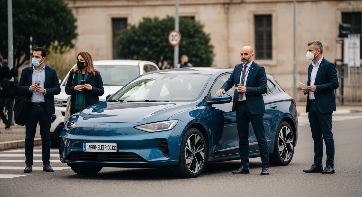 Map showing Europe and Brazil EV market dynamics, charging networks, and cross-border collaboration.