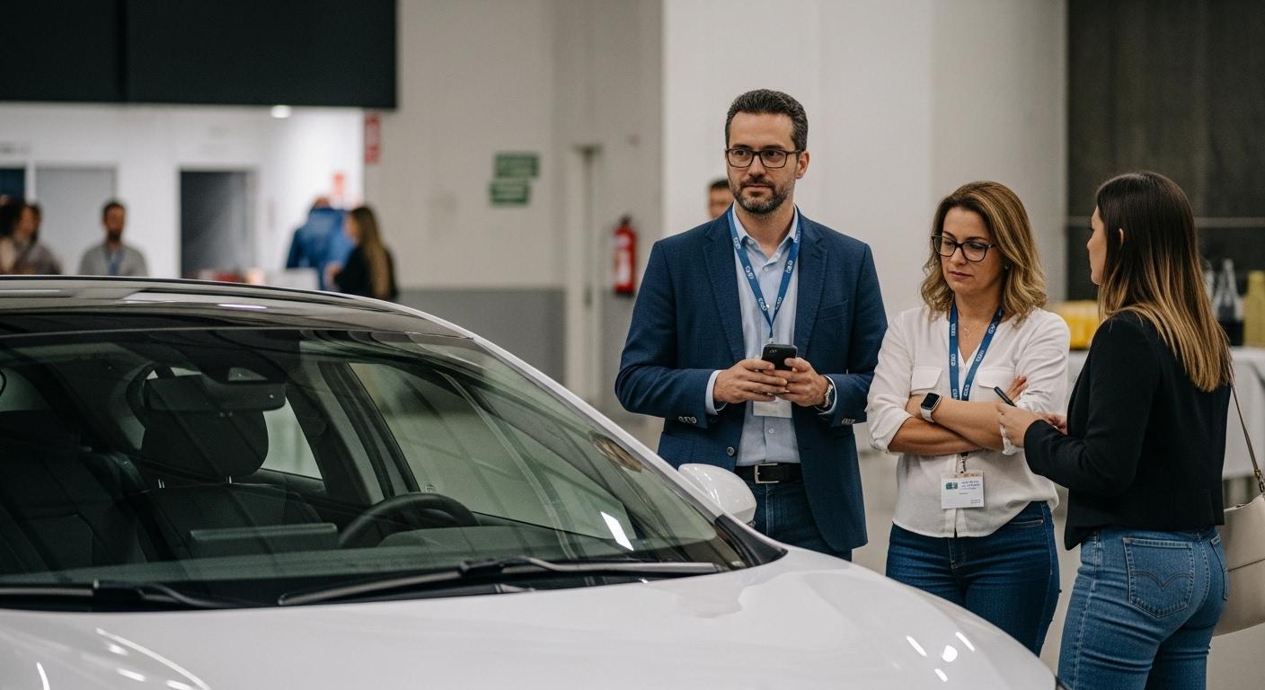EV charging in a Brazilian city illustrating debt-free mobility and divida zero concept.